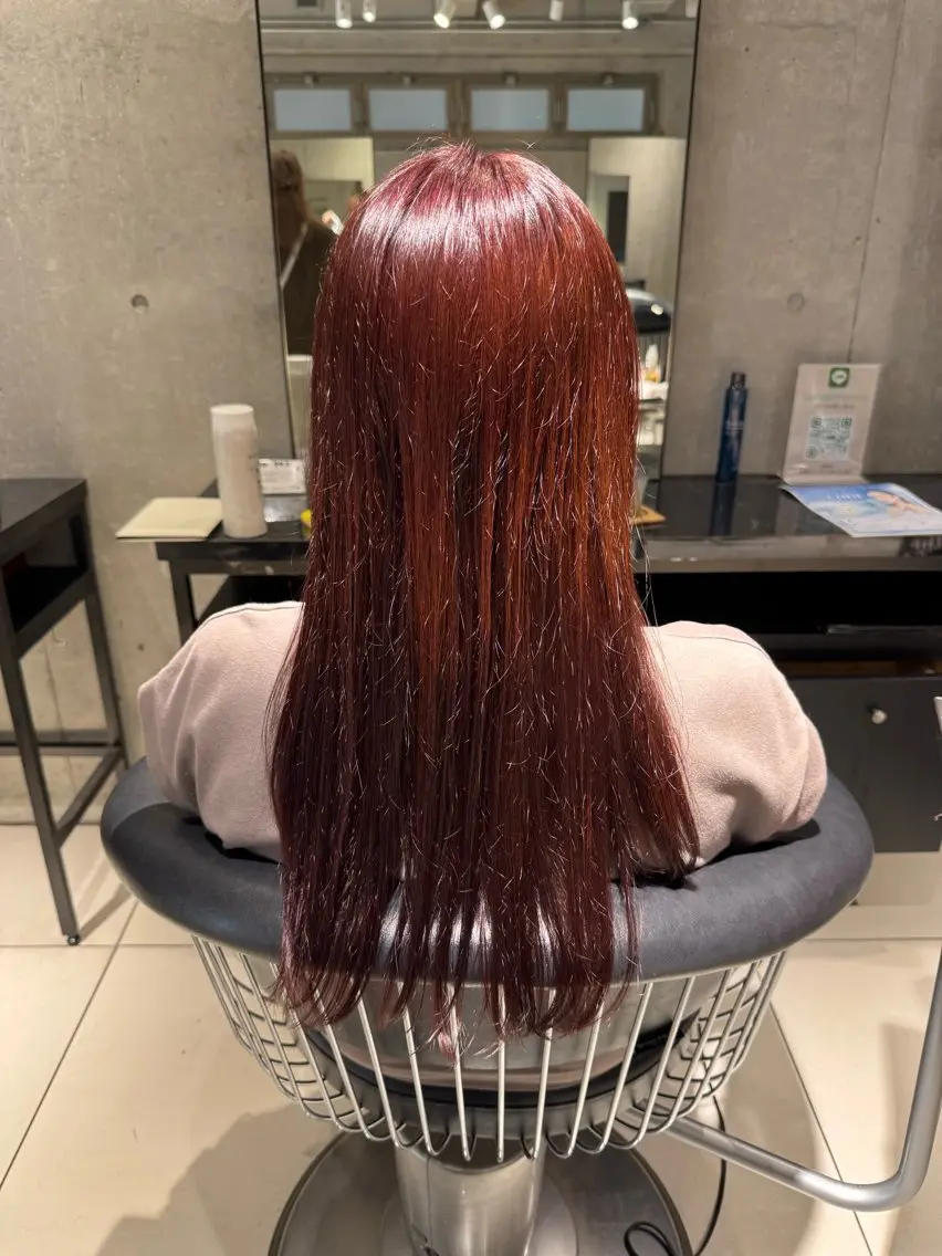 カラー ラベンダーカラー ピンクカラー ピンクラベンダー ヘアカラー トリートメント 艶カラー 梨菜💜のヘアスタイル