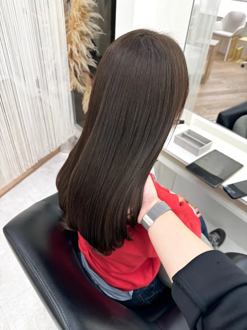 ロング カラー カット ヘアカラー ♡ParveMix NANO♡のヘアスタイル