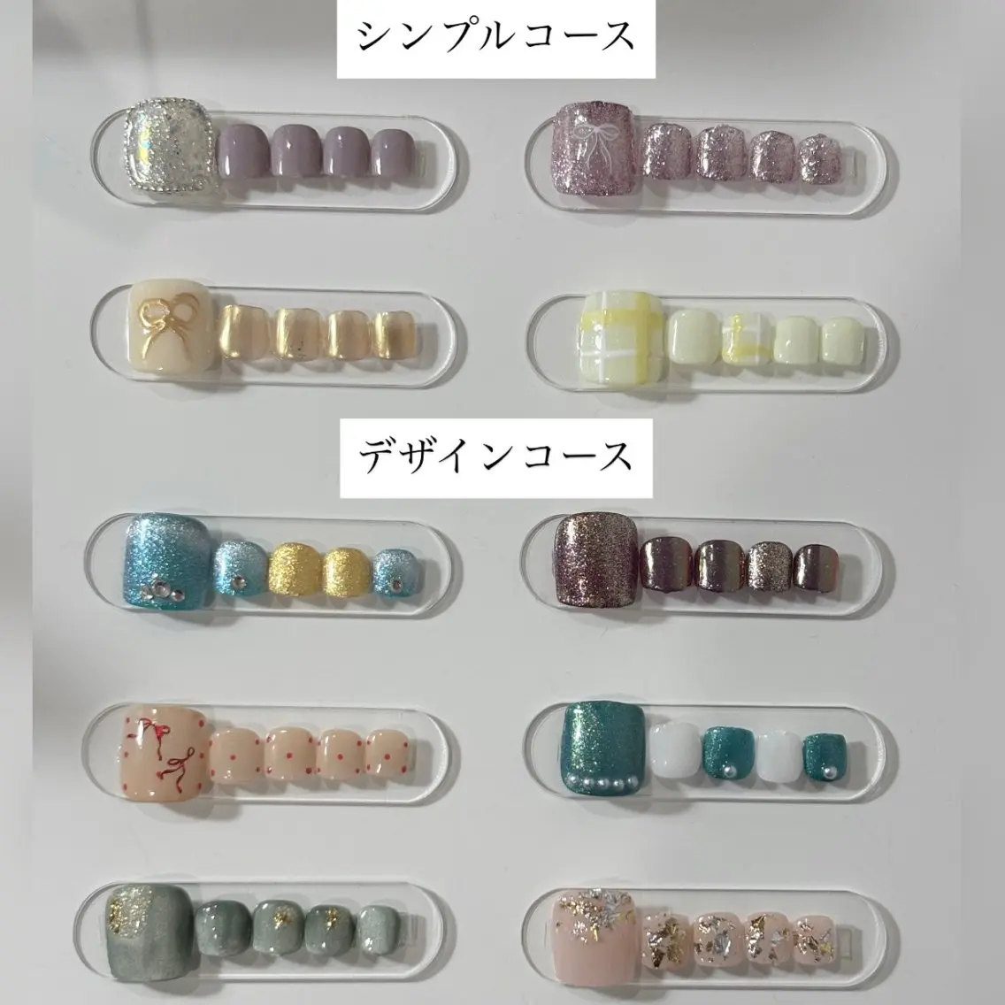 ネイル フットネイル シンプルネイル フットネイル nail salon Anela🪽🫧のネイルデザイン