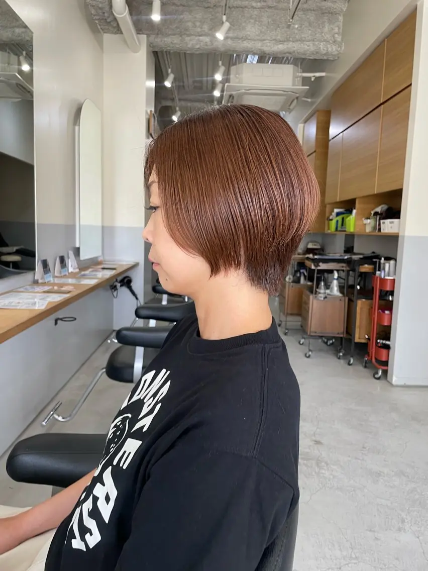 ショート カットモデル+ワンカラー🌟の写真