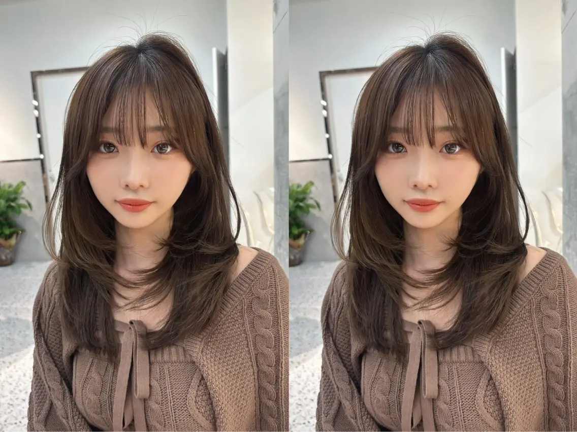 ロング 髪質改善 レイヤーカット 🎀透明感カラー shizuka🎀のヘアスタイル