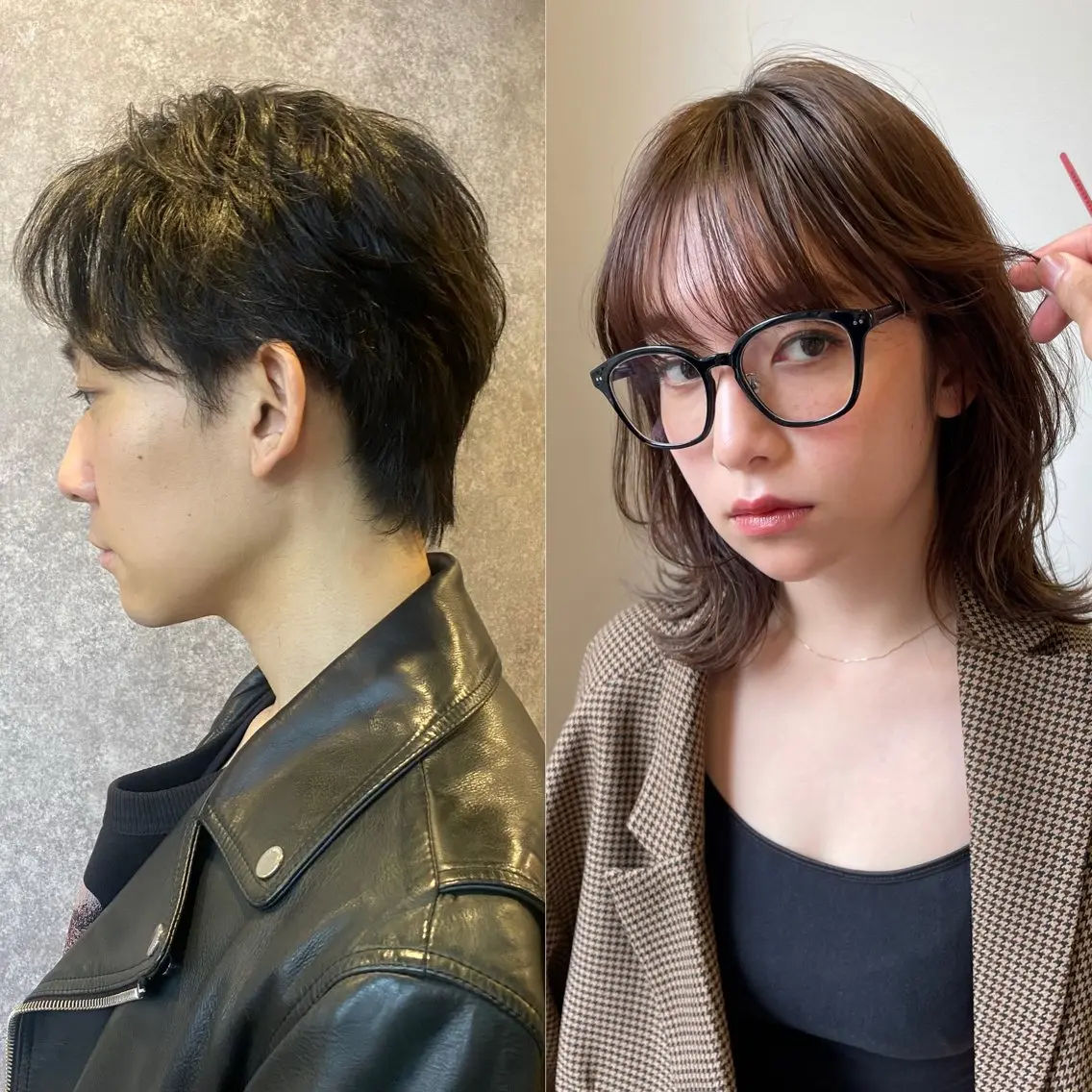 ミディアム くびれヘア 韓国風ヘア レイヤーカット 大人レイヤー/柔らか グレージュ/川緑一吹のヘアスタイル