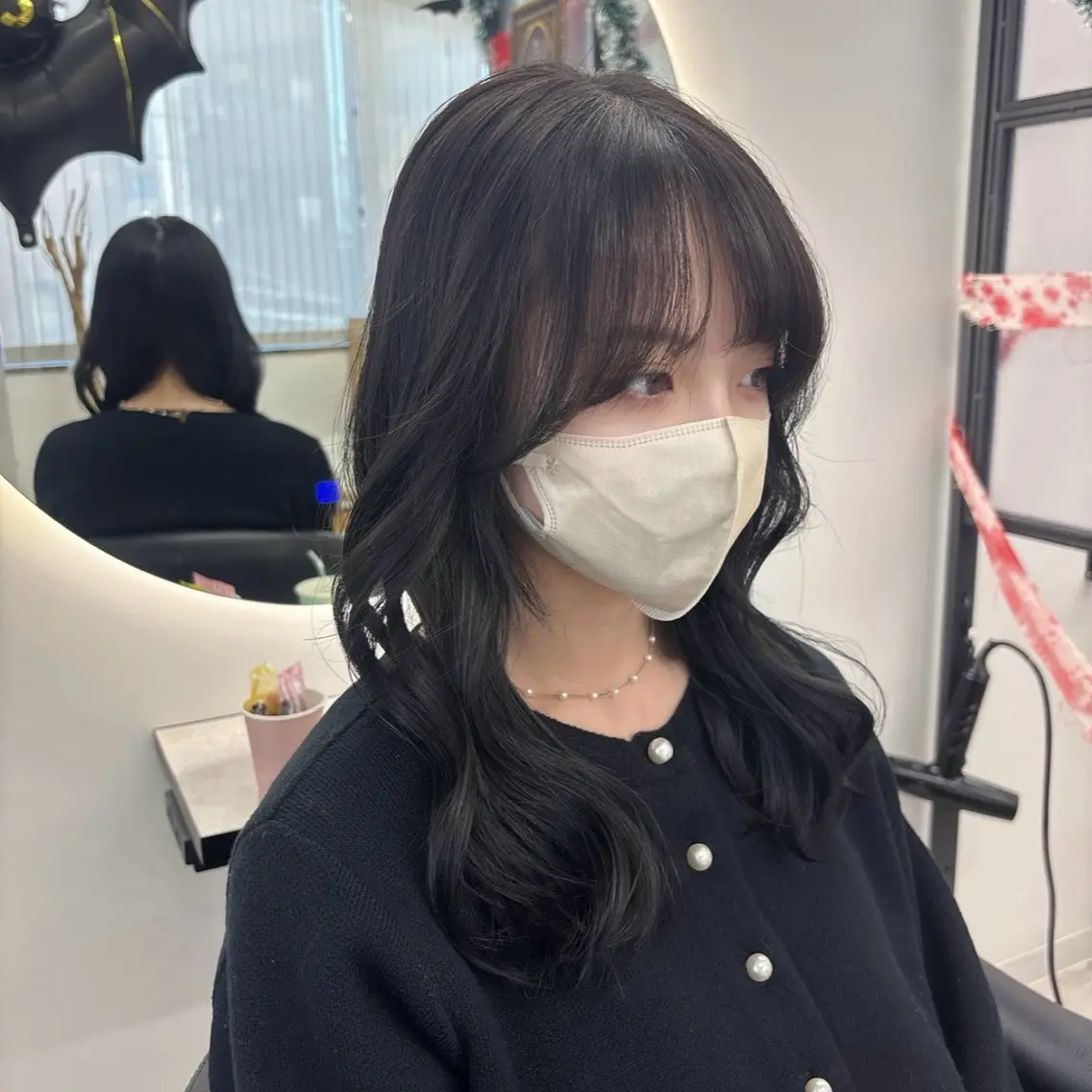 ロング カラー ヘアカラー Ren. 🦋デザインカラーのヘアスタイル