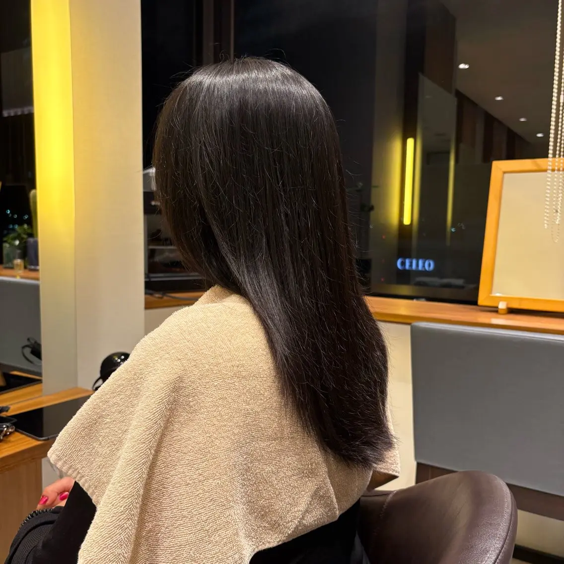 ロング 森田 玲央のヘアスタイル