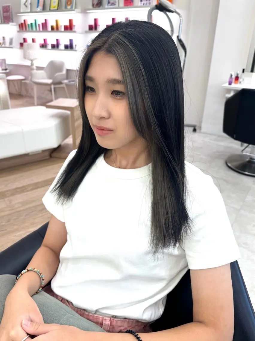 ロング カラー カット ヘアカラー ♡ParveMix NANO♡のヘアスタイル