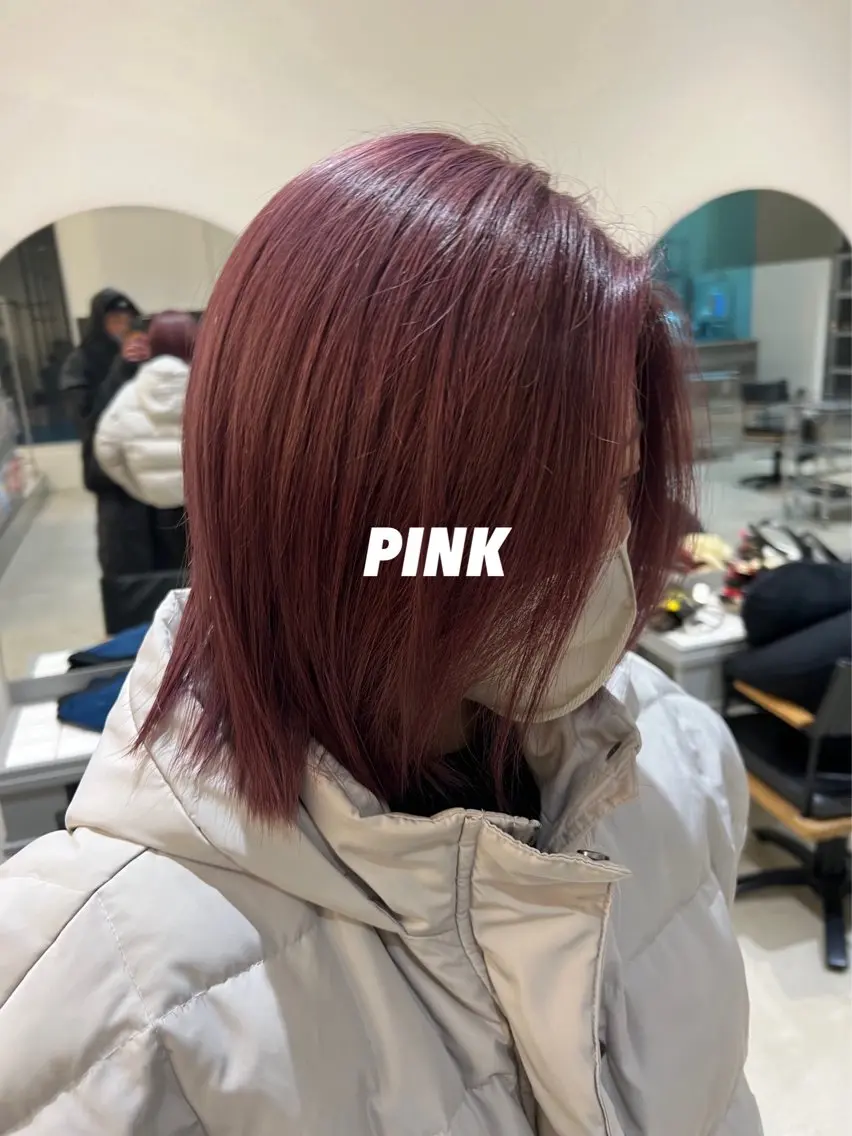 ミディアム カット ヘアカラー 𝑬𝑰𝑲𝑰/ 金沢駅西口店のヘアスタイル