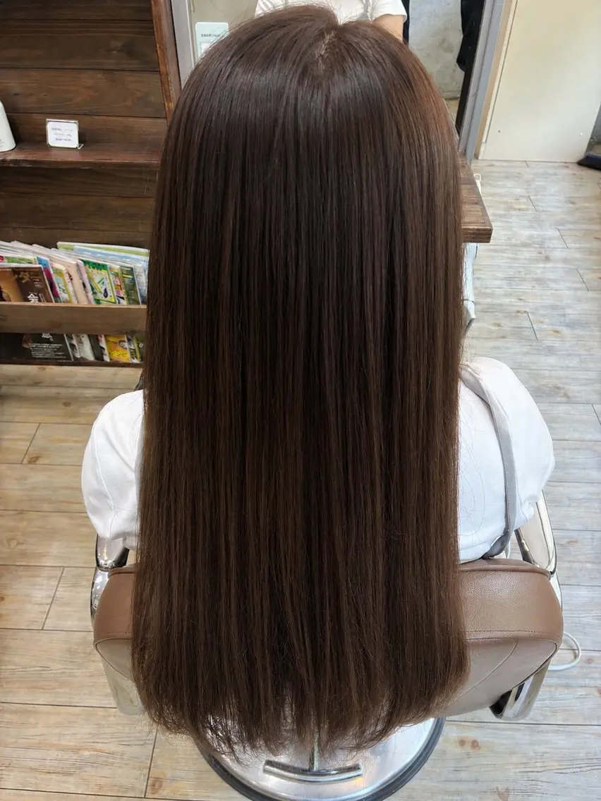 ロング ヘアカラー 平野 友誠のヘアスタイル