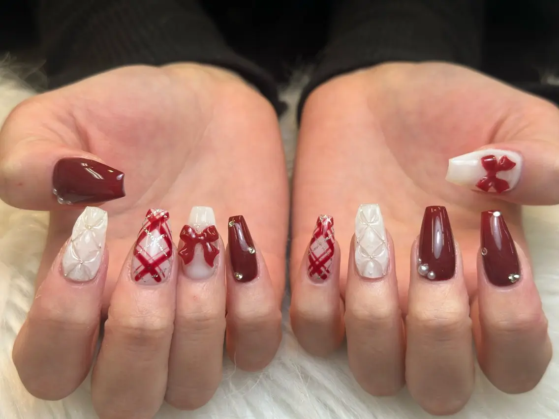 ネイル アートネイル 成人式 ジェルネイル ニュアンスネイル 夏ネイル NIE NAIL Luxeのネイルデザイン