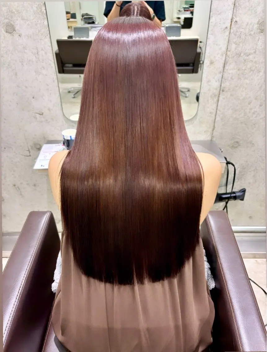 ロング 髪質改善 縮毛矯正 カット ヘアカラー 縮毛矯正 トリートメント パーソナルカラー骨格 顔タイプ 小幡のその他イメージ