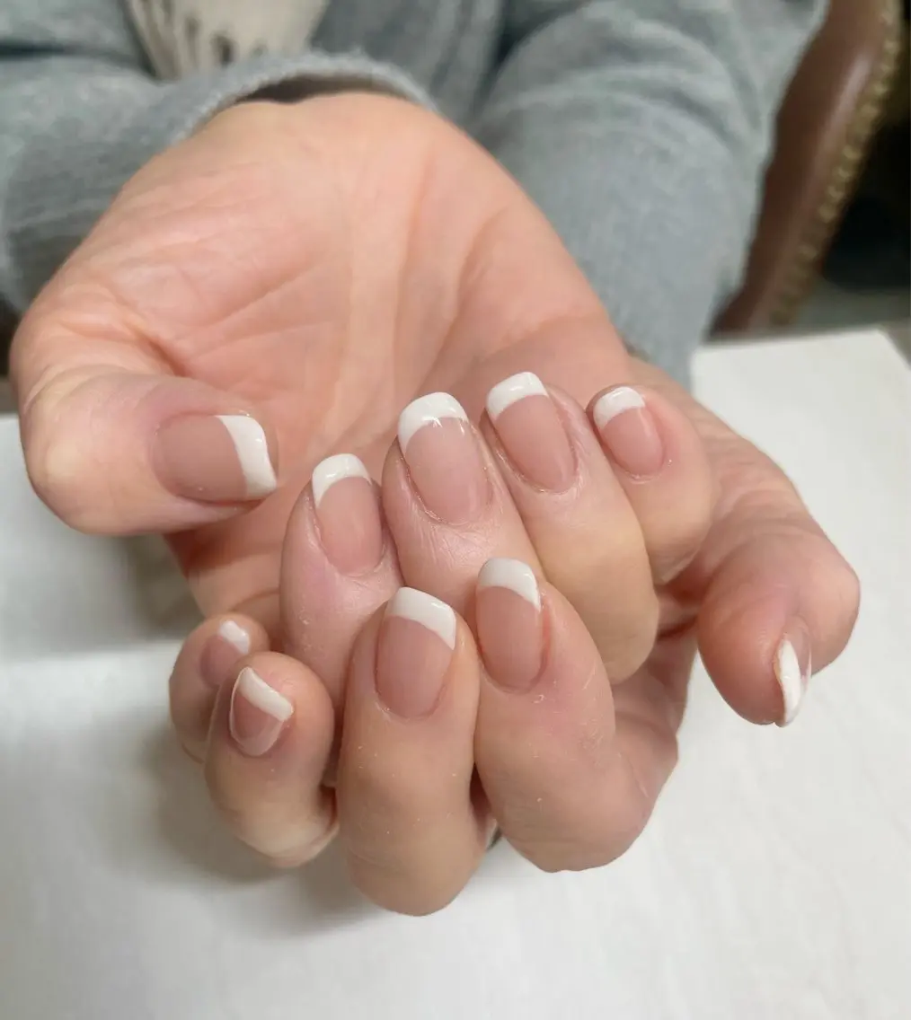 オフなし「グラデーション」「フレンチ」の写真