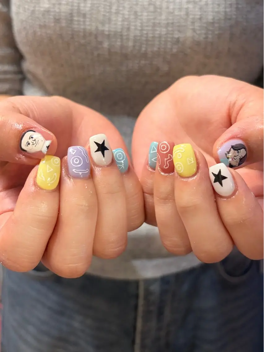 ネイル ハンドネイル フットネイル ASA nail / アート☀︎ニュアンスのネイルデザイン