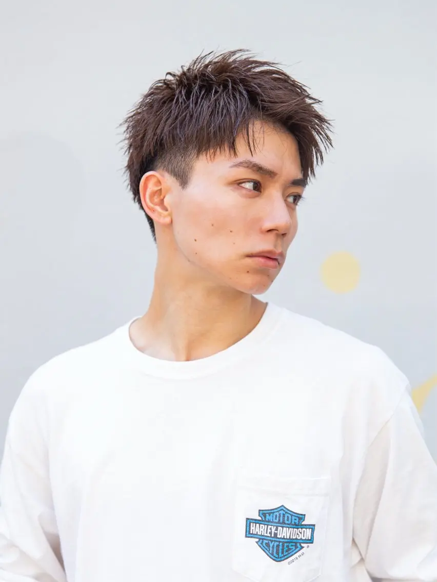 【メンズ】刈り上げショート+スペシャルトリートメントの写真