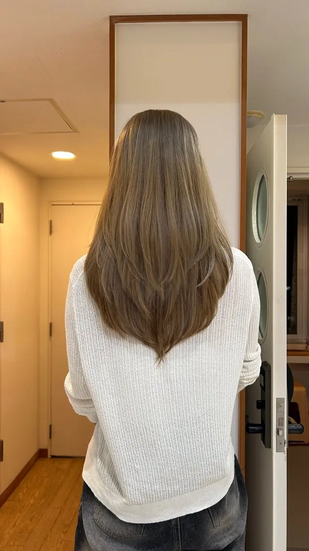 カラー UNBIRTHDAY ゆづみのヘアスタイル