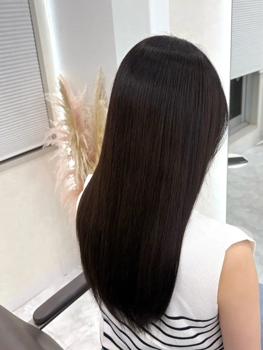 ロング ヘアカラー トリートメント いずみ カラーモデル募集⭐️のヘアスタイル