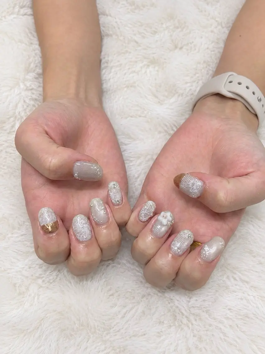ネイル ハンドネイル Bianca所沢 higasa🎀のネイルデザイン