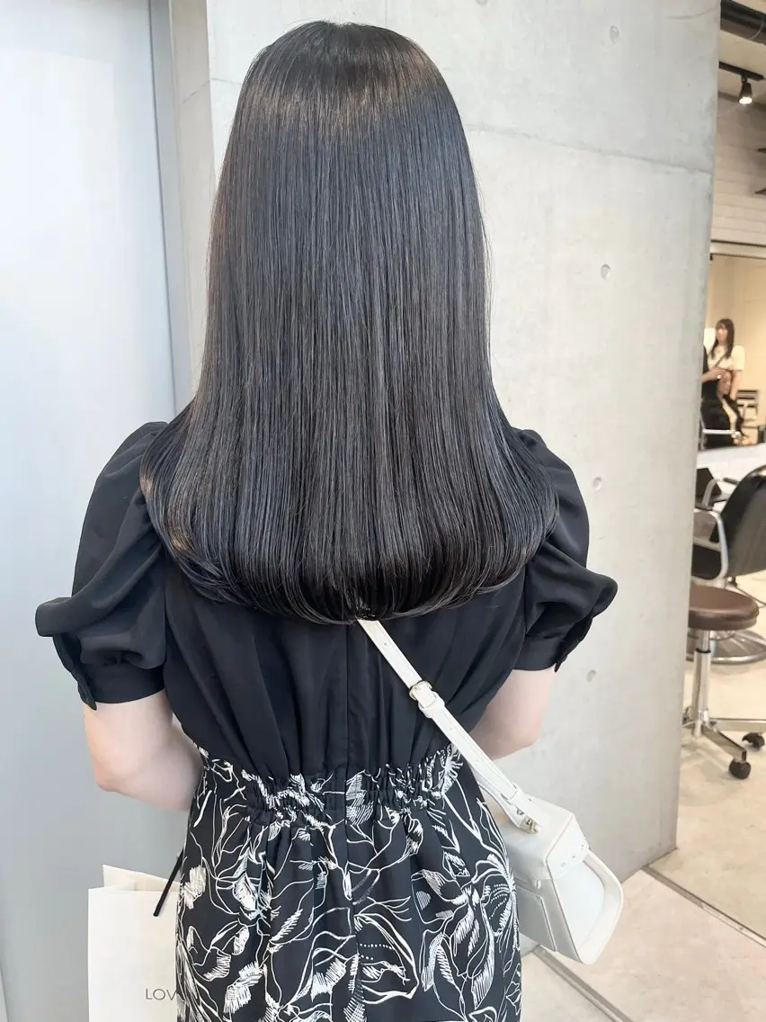 ロング カラー ヘアアレンジ 透明感カラー/縮毛 矯正/YUKAのヘアスタイル