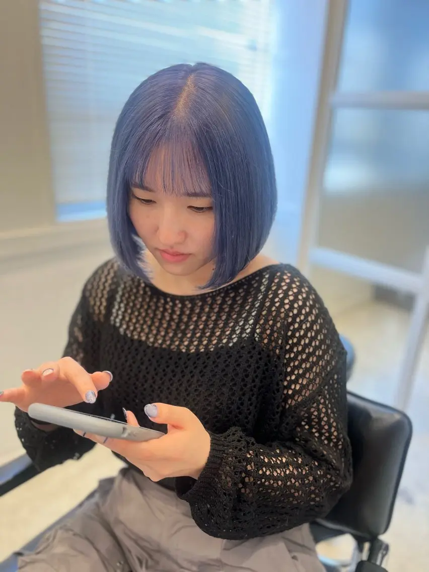 ショート カラー ブリーチ 透明感カラー ダブルカラー 髪質改善 縮毛矯正 【ただの天才 🎨】のヘアスタイル