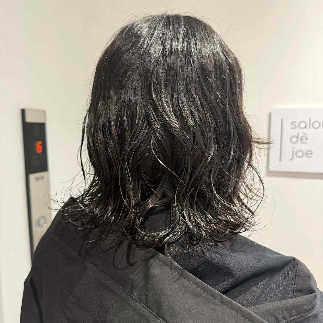 ミディアム ミディアムパーマ レイヤーカット カット パーマ トリートメント miwa/ボブパーマ /モードボブのヘアスタイル