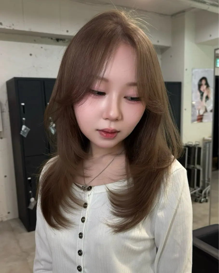 ミディアム カラー 透明感艶カラー♡ トレンドヘア♡アユミのヘアスタイル