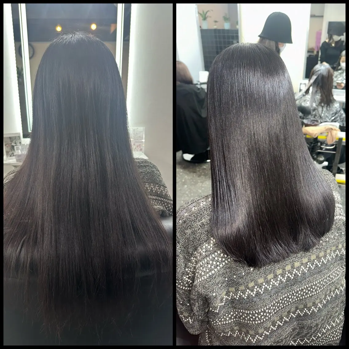 ロング パーマ カット 縮毛矯正 トリートメント 髪質改善⭐️縮毛矯正 中野⭐️Rinaのヘアスタイル