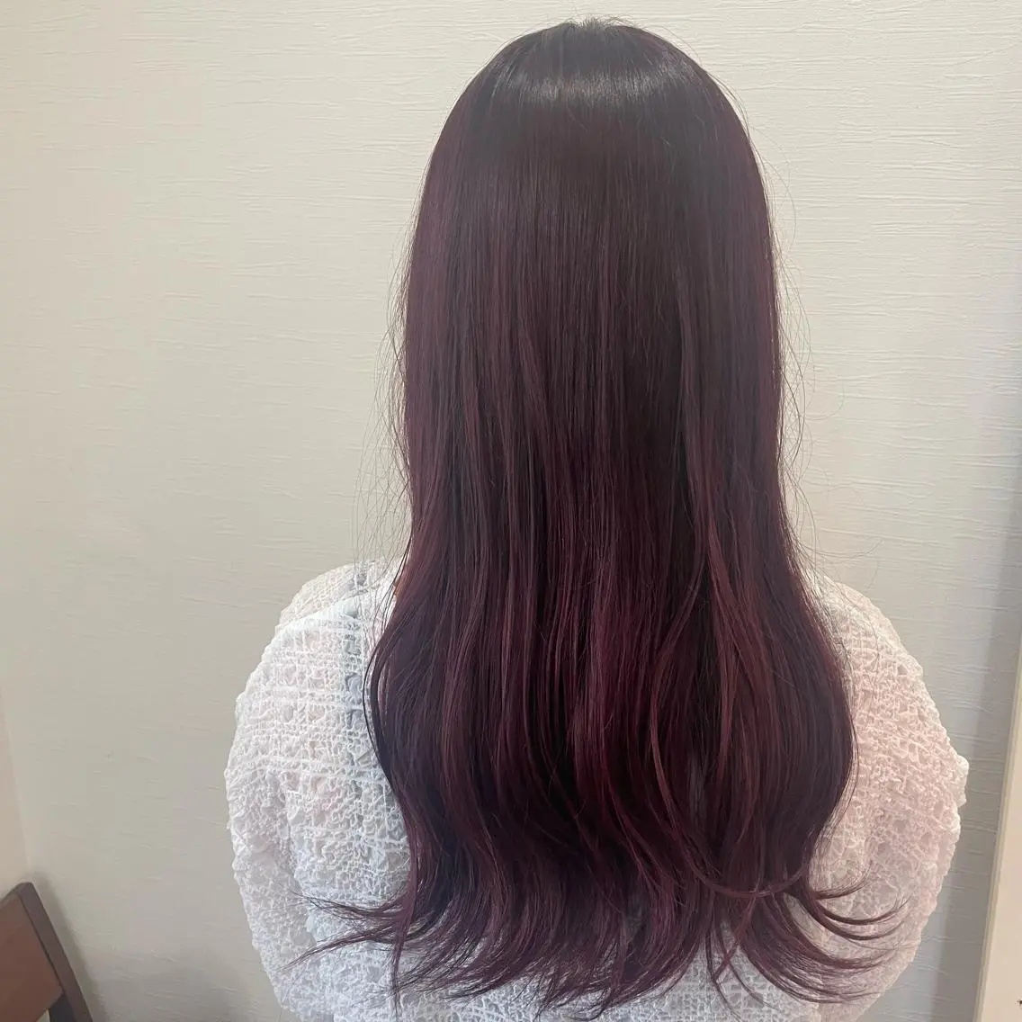セミロング カラー ブリーチ ブリーチなしカラー ピンクカラー パープルカラー モテ眉No.1 🎀ricoの眉毛・アイブロウイメージ