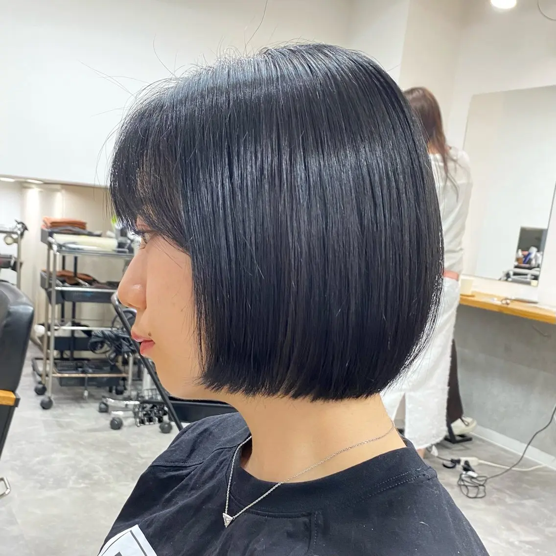 ミディアム カラー ボブ 髙橋建太/ ニュアンスパーマ✂️のヘアスタイル