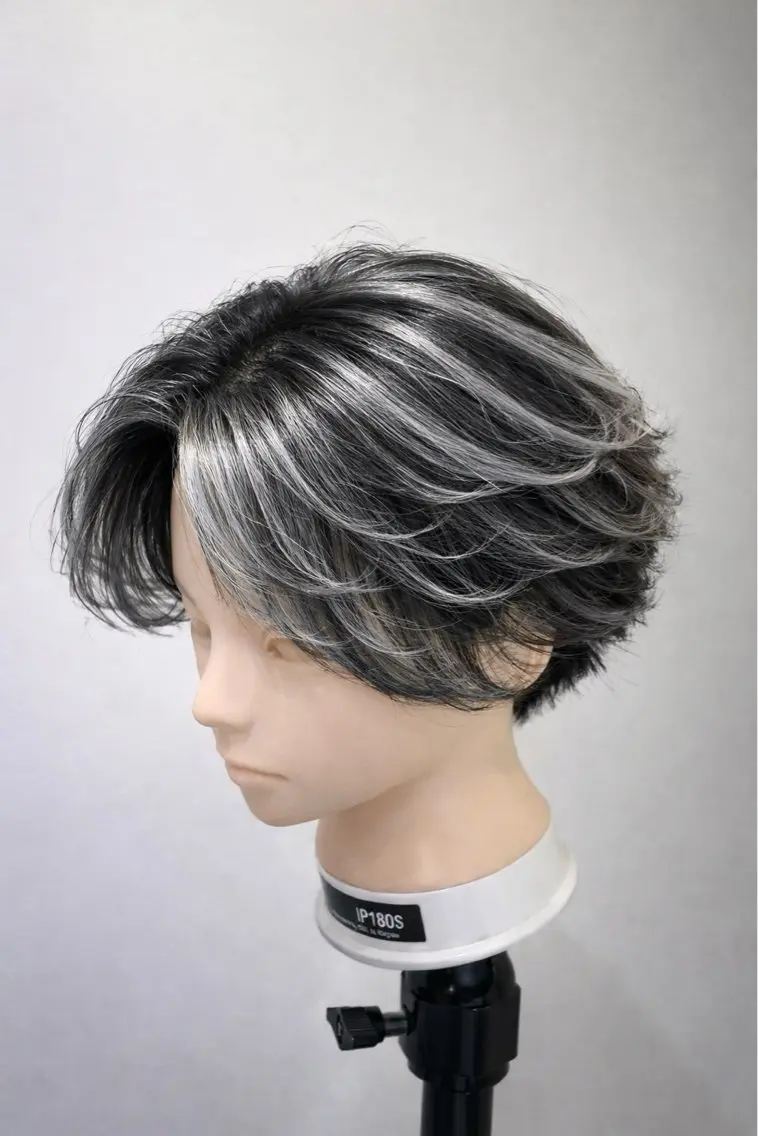 ミディアム カット ヘアカラー トリートメント ヘアセット 横浜メンズブリーチ カラー/YUYAのヘアスタイル