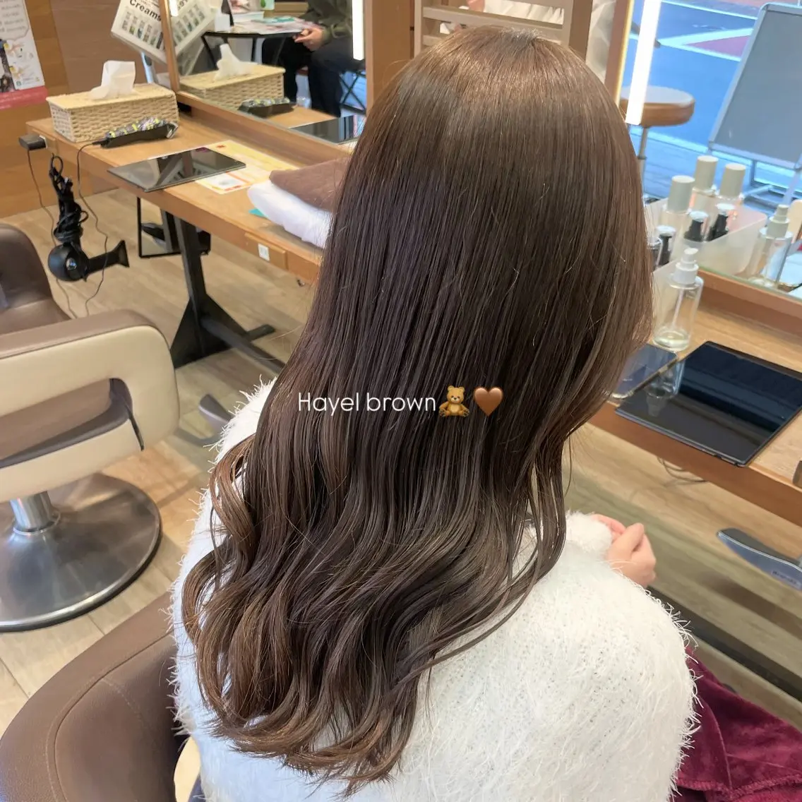 セミロング カラー ブリーチ 透明感カラー ヘアカラー koiki/赤味消し /艶カラー🎀✨のヘアスタイル