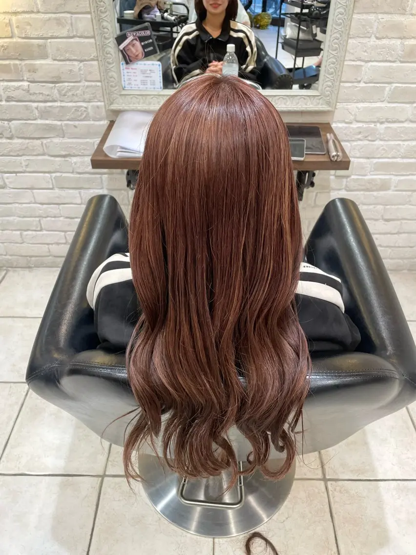カラー ブラウンカラー ピンクカラー 🌼 misaki 🌼のヘアスタイル