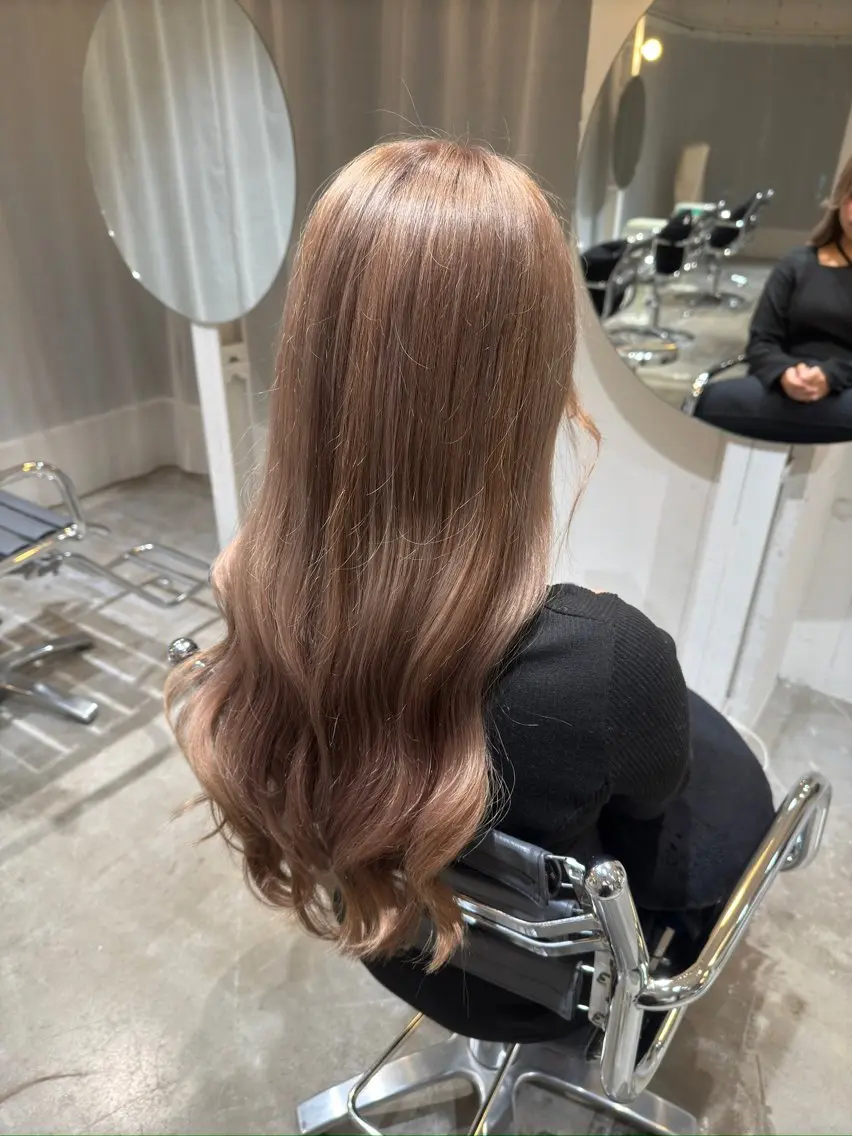 ロング カラー ロング 新城 駿之介のヘアスタイル