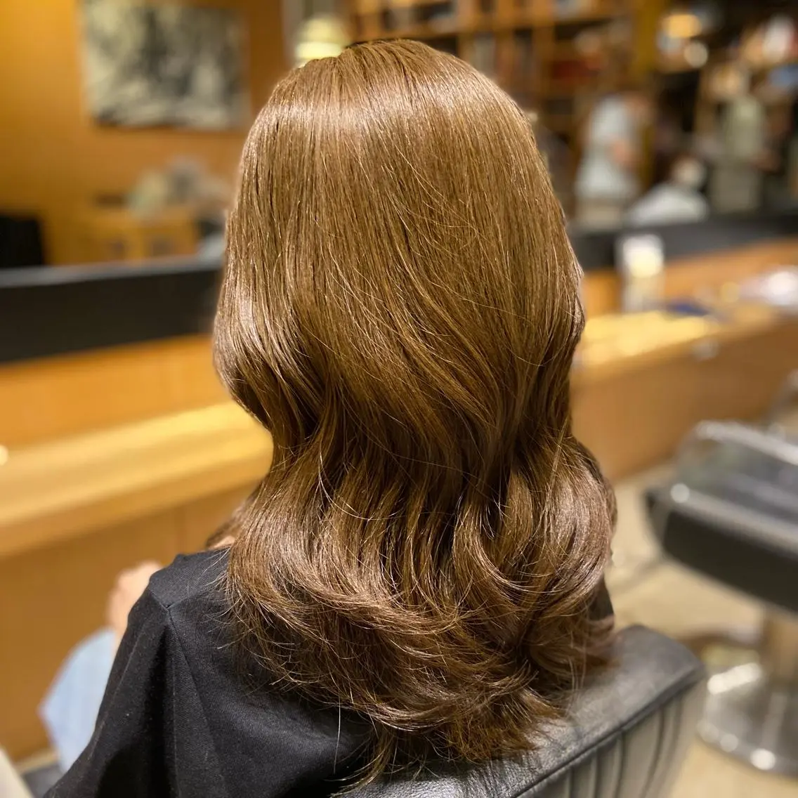 ロング カラー ヘアアレンジ アッシュ イルミナカラー IWASHITA TAKESHIのヘアスタイル