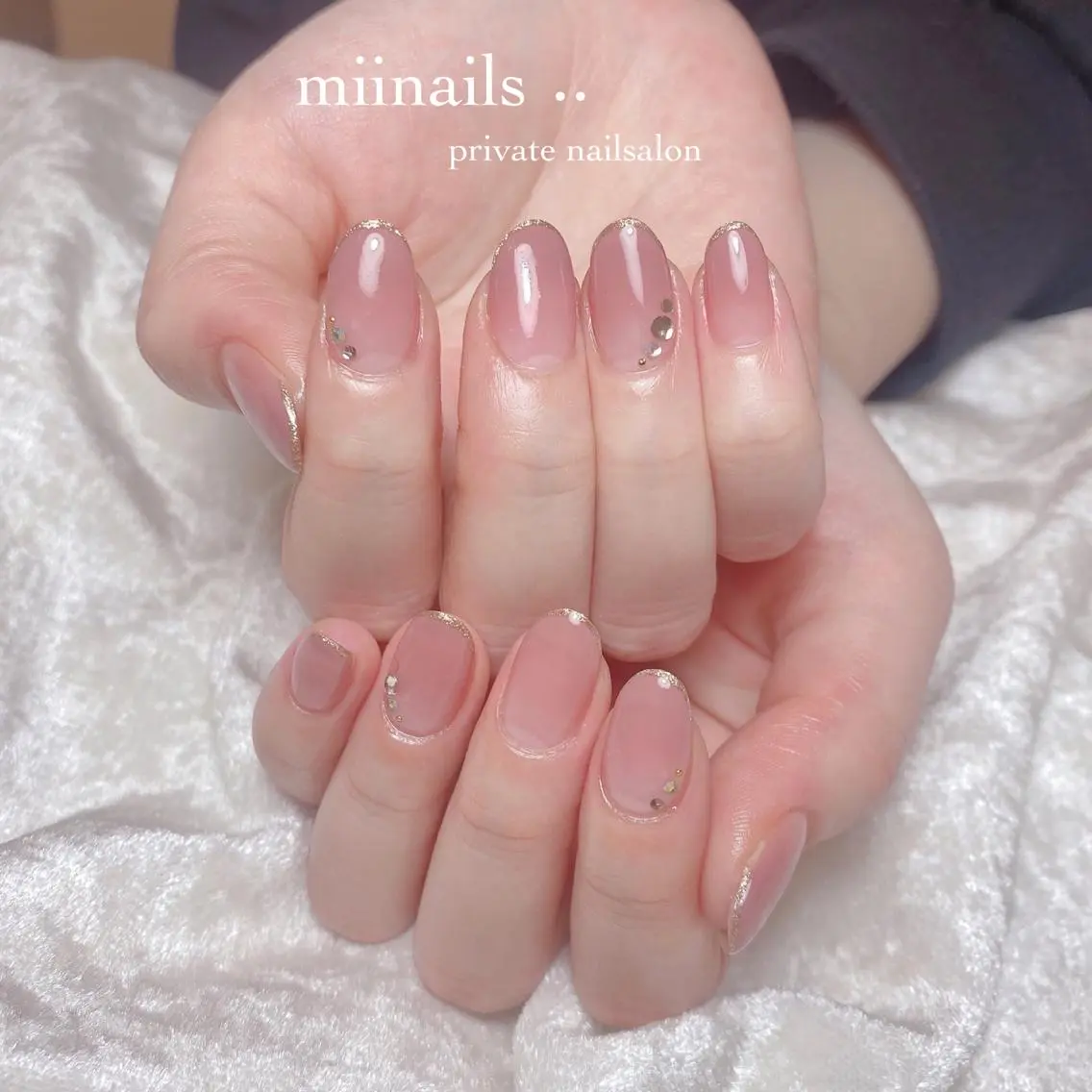 ネイル 韓国ネイル ワンホンネイル ハンドネイル nailsalon miinailsのネイルデザイン