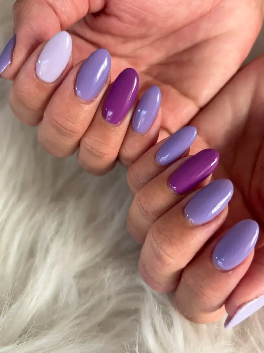 ハンドネイル💅🏼カラーベタ塗り(２色まで)の写真