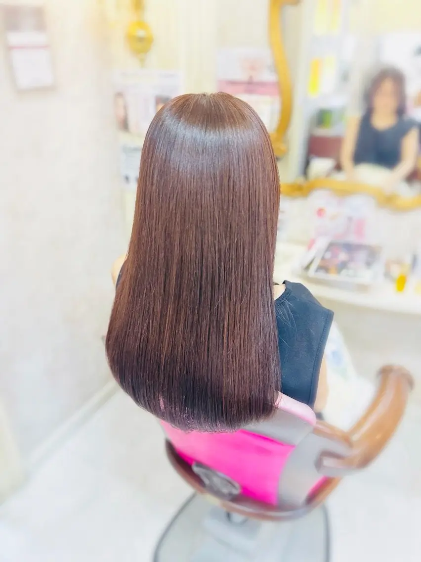 ロング 顔まわりレイヤー 顔周りカット レイヤーカット 菅沼 美咲のヘアスタイル
