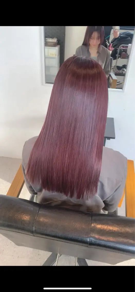 カラー Agu peachのヘアスタイル