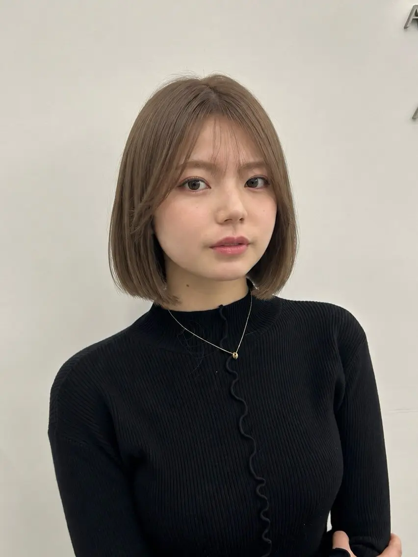 ショート 韓国ヘア🇰🇷／ 艶カラー鈴木萌愛🩶のヘアスタイル