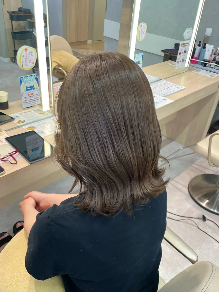 ミディアム 🌙透明感×艶カラー HARURU🌙のヘアスタイル