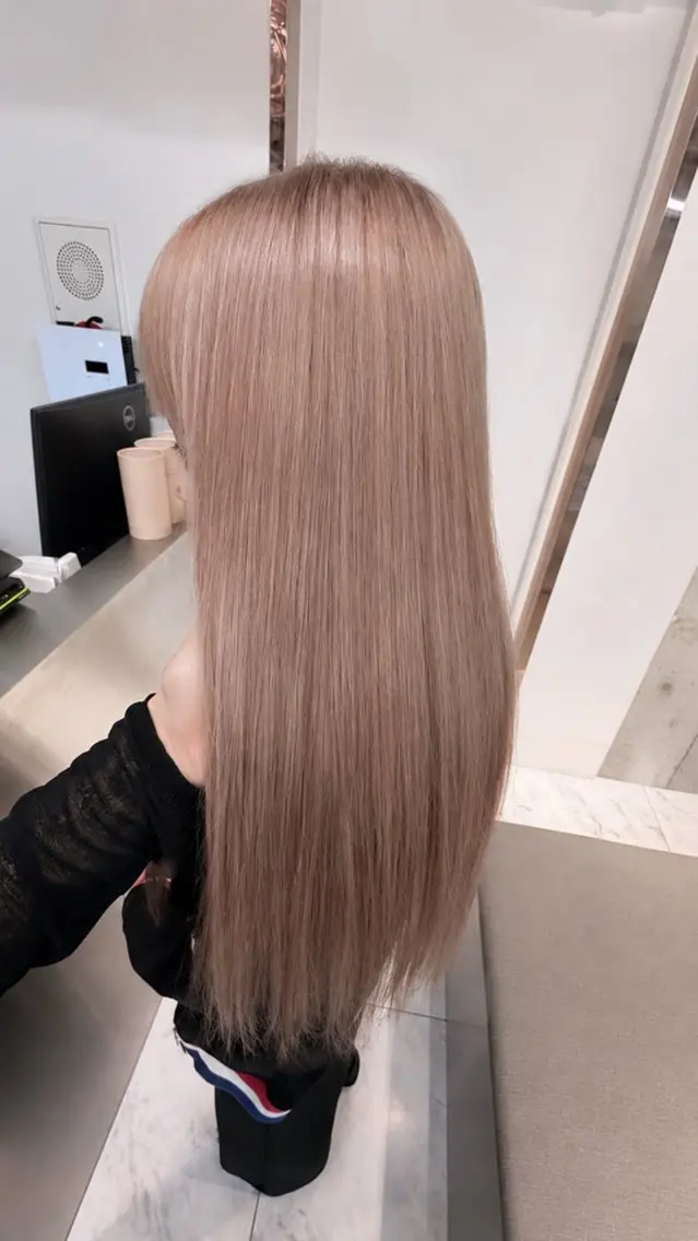 ロング カラー ヘアカラー トリートメント エクステ Mana/透明感 トレンドhair🎀のヘアスタイル