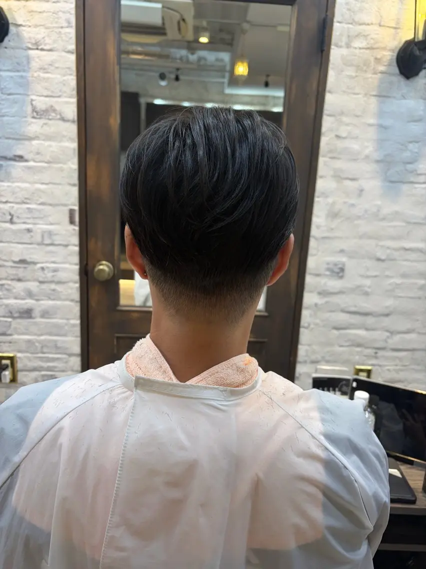 メンズ カット 加茂野 緑のヘアスタイル