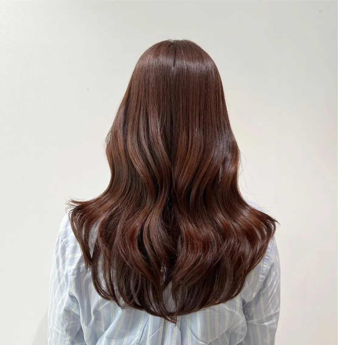 ロング カラー カット ヘアカラー トリートメント 💗渋谷/韓国/レイ ヤー顔周りSayaのヘアスタイル