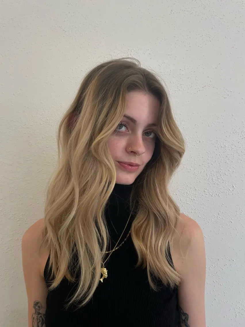 カラー ヘアカラー りく 海外ヘアー オシャレのヘアスタイル