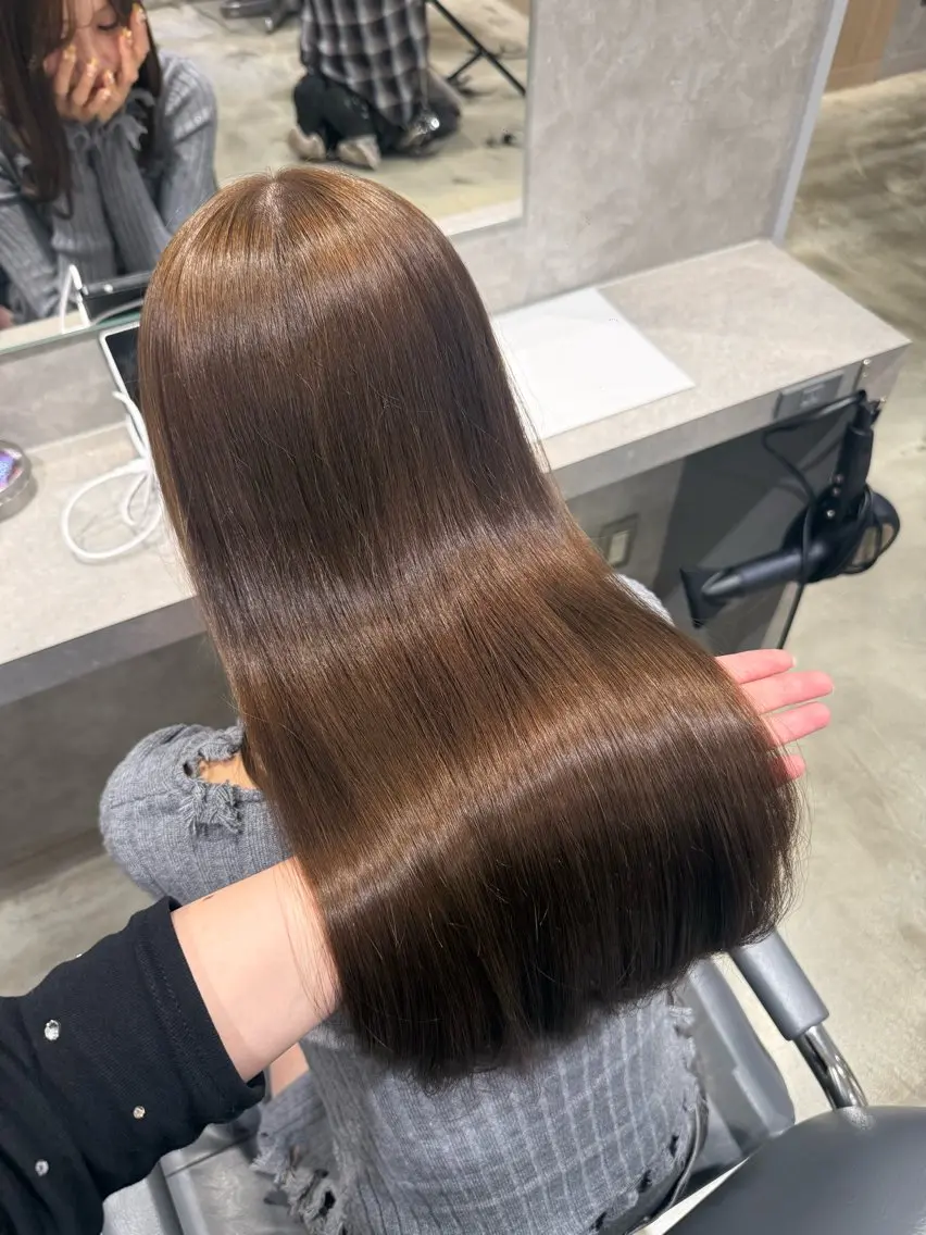 カラー ヘアカラー 長野 彩夏のヘアスタイル
