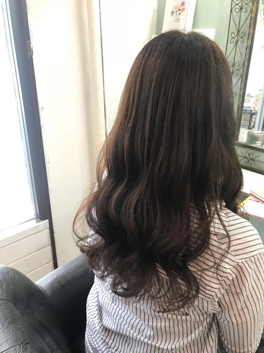【⭐️当店おススメ⭐️】うる艶追求！カット & オーガニックカラー &潤いパーマ or縮毛矯正 & 見極めトリートメントの写真