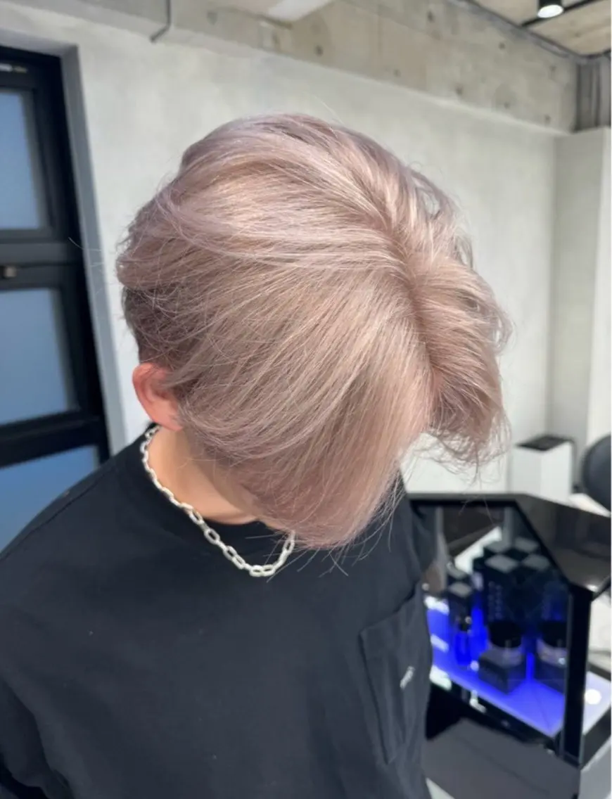 カラー メンズ 【🦋綺麗めハイトー ン🦋】suzunoのヘアスタイル