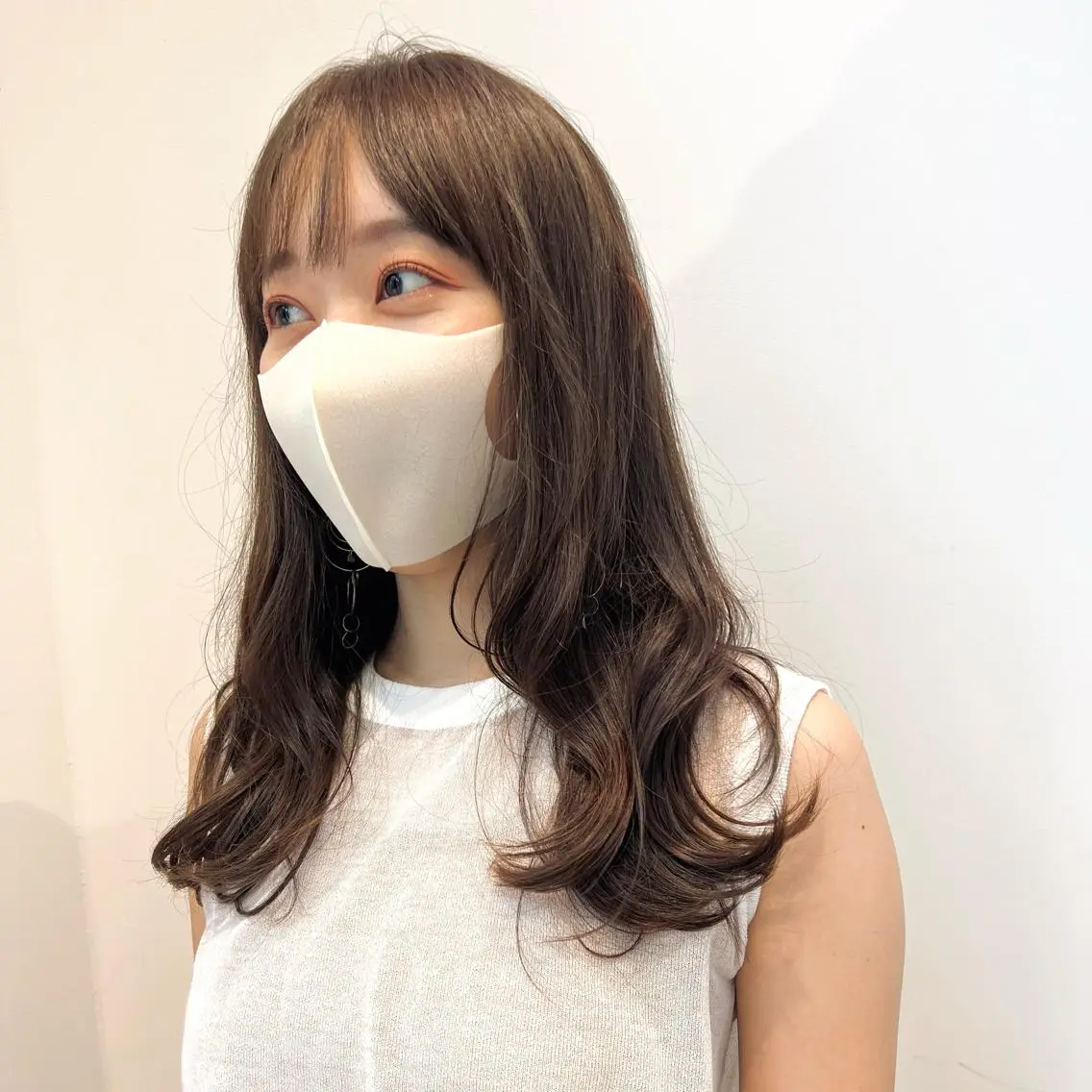 ロング カラー ベージュカラー ブリーチ 透明感カラー ブリーチなしカラー カット ヘアカラー トリートメント 🦭era shiori🦭のヘアスタイル