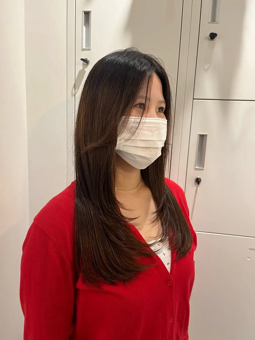 カット recipe la couleurりんかのヘアスタイル