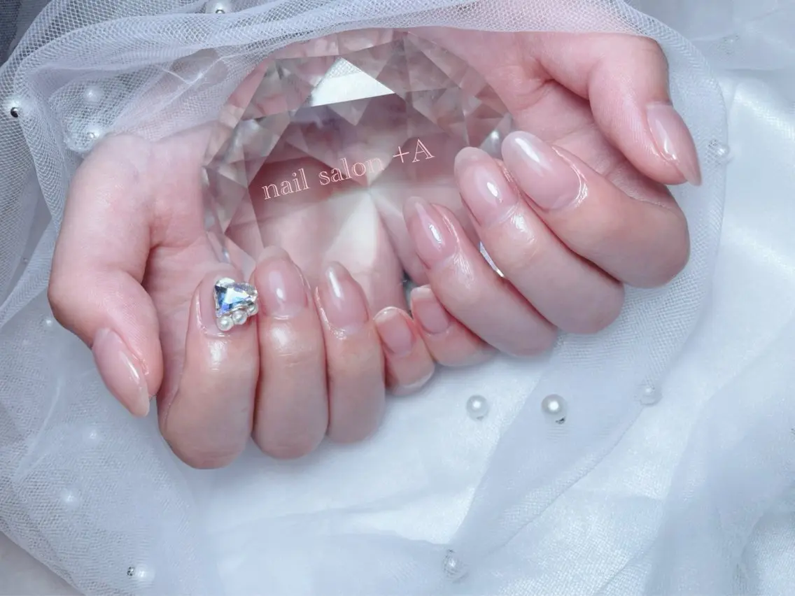 ミディアム ハンドネイル Nail Salon +Aのネイルデザイン