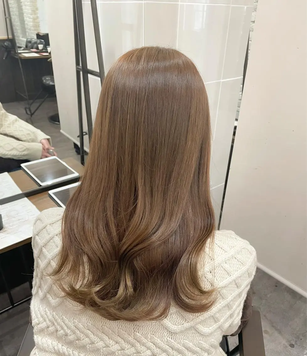 ブリーチなしWカラー＋うる艶トリートメント💗✨の写真