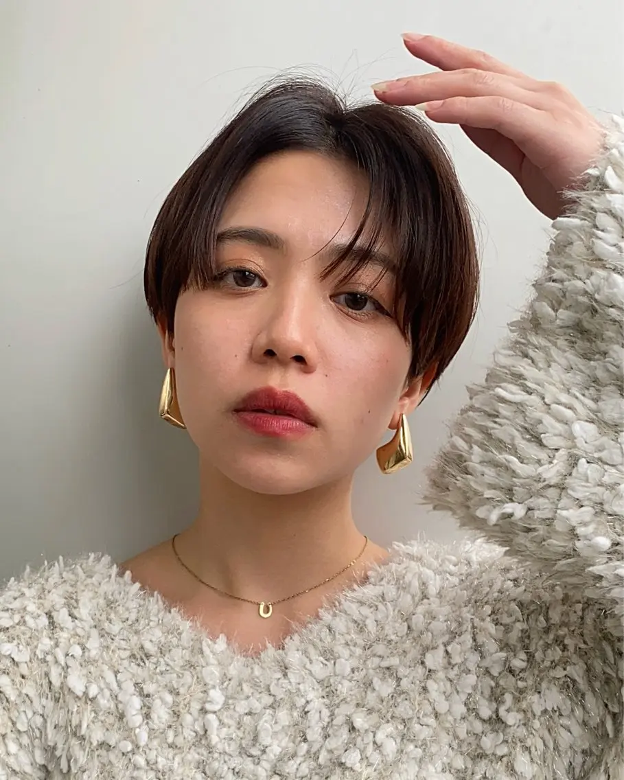 ショート ショートヘア 金子 芽威のヘアスタイル