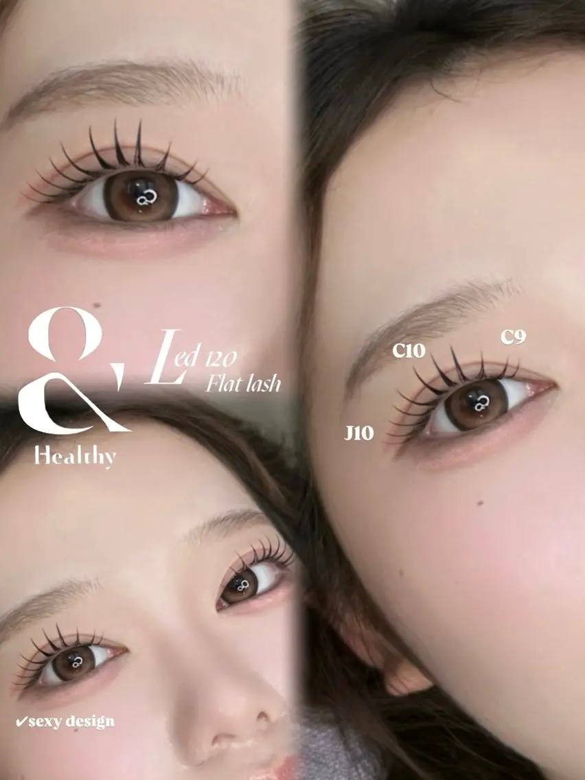 【&healthy /アンドヘルシー】　(マツエク120本×パーマ) 🎀エクパーマの写真